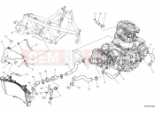 DUCATI DesertX Cooling circuit