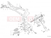 DUCATI Diavel 1260 S FOOTRESTS, RIGHT