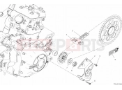 DUCATI Diavel 1260 S FRONT SPROCKET & CHAIN