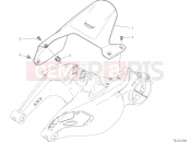 DUCATI Diavel 1260 S REAR MUDGUARD