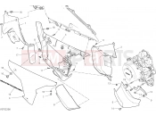 DUCATI Multistrada V4 S Travel Radar Cover, frame, right side