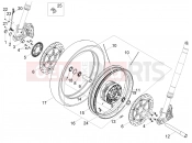 MOTOGUZZI V85 TT 850 (CDN, USA) Front wheel