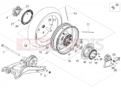 MOTOGUZZI V85 TT 850 (CDN, USA) Rear wheel