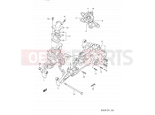 SUZUKI AD50W M (1991) Address 2 - CRANKCASE (MODEL L E41)
