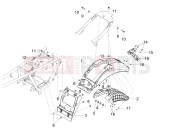 MOTOGUZZI V7 Stone Corsa 850 (EU) Rear mudguard