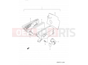 SUZUKI AD50W M (1991) Address 6A - AIR CLEANER (MODEL K E06 ~E.NO.211604)