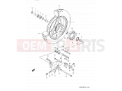 SUZUKI AD50W M (1991) Address 31 - FRONT WHEEL (MODEL L/M E41)