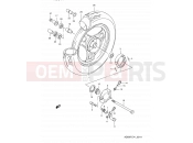 SUZUKI AD50WF M (1991) Address 31A - FRONT WHEEL (MODEL K E06)