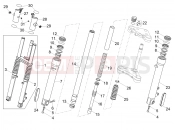 MOTOGUZZI V7 PALACE GUCCI (EU, GSO) Front fork Kaifa