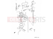 SUZUKI AD60 M (1991) Address 5 - CARBURETOR (MODEL L E41 ~E.NO.211604)