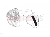 DUCATI Hypermotard 698 Mono Headlight cowling