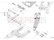 DUCATI Hypermotard 698 Mono Rear shock absorber