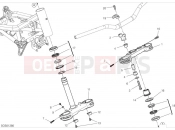 DUCATI Hypermotard 698 Mono Steering assembly