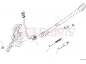 DUCATI 2024 Hypermotard 698 Mono RVE Side stand