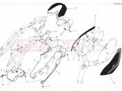 DUCATI 2024 Hypermotard 950 RVE Rear fairings