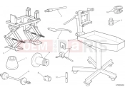 DUCATI 2024 Hypermotard 950 RVE Workshop service tools (frame)