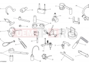 DUCATI 2024 Hypermotard 950 RVE Workshop service tools (engine)