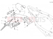 DUCATI 2024 Hypermotard 950 RVE Plate holder