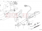 DUCATI Hypermotard 950 SP Side stand