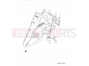 SUZUKI AD60 M (1991) Address 27B - FRONT LEG SHIELD (MODEL M E41,P09,E94)