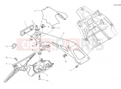 DUCATI Monster 30° Anniversario Plate holder
