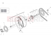 DUCATI 2024 Monster SP Rear wheel