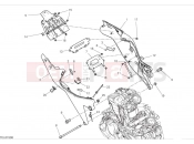 DUCATI 2024 Monster SP Rear subframe