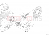 DUCATI Scrambler Full Throttle Front sprocket & chain