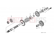 HONDA GL1500SEY E / MKH 2000 E-14 FINAL SHAFT