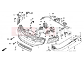 HONDA GL1500SEY E / MKH 2000 F-1-1 HEADLIGHT