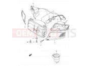 SUZUKI AE50 M (1991) Sepia (E28) 17 - HEADLAMP - FRONT TURN SIGNAL