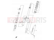 SUZUKI AE50 M (1991) Sepia (E28) 40A - FRONT FORK (MODEL T E01,E02,E21,E24)