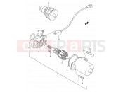 SUZUKI AE50 M (1991) Sepia (E01,E02,E04,E21,P37) 13 - STARTING MOTOR