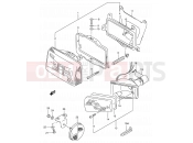 SUZUKI AE50 M (1991) Sepia (E01,E02,E04,E21,P37) 17 - HEADLAMP - FRONT TURNSIGNAL