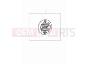 TRIUMPH Bonneville T100 ACG badge, ribbed