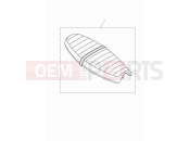 TRIUMPH Bonneville T100 Ribbed seat bench