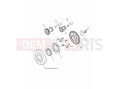 TRIUMPH Bonneville T100 Starter drive gears