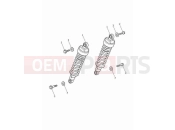 TRIUMPH Bonneville T100 Rear suspension