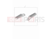 TRIUMPH Bonneville T100 Rear footrests