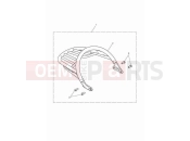 TRIUMPH Bonneville T100 Grab rail & rack kit