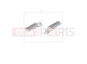 TRIUMPH STREET TWIN Rear Footrest, Pair