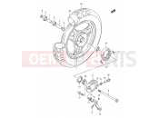 SUZUKI AE50 N (1992) Sepia 37 - FRONT WHEEL (AE50L/M/N/P)