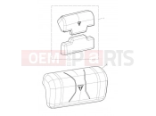 TRIUMPH Tiger 850 Sport Top Box, Back Rest Kit