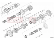 DUCATI Scrambler Cafe Racer GEAR BOX