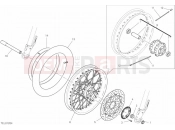 DUCATI Scrambler Cafe Racer FRONT WHEEL