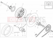 DUCATI Scrambler Cafe Racer REAR WHEEL