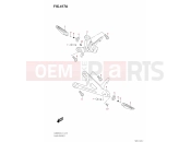 SUZUKI GSX-8 R 35 KW (EM23AZR) M4 (2024) FOOTREST REAR