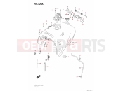 SUZUKI GSX-8 R 35 KW (EM23AZR) M4 (2024) TANK COVER FRONT
