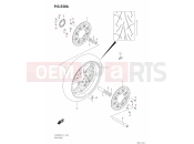 SUZUKI GSX-8 R 35 KW (EM23AZR) M4 (2024) FRONT WHEEL