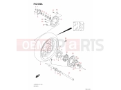 SUZUKI GSX-8 R 35 KW (EM23AZR) M4 (2024) REAR WHEEL